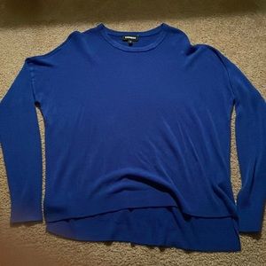 Express women blue sweater. Small